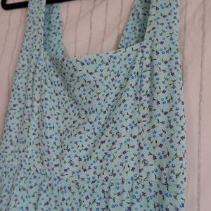 Show Me Your MuMu Floral Dress in Blue and Purple